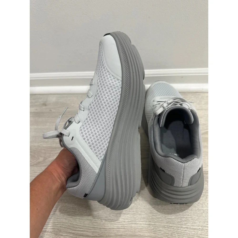 Skechers Max Cushioning Premier Gray Extra Wide Fit Sneakers Mens 12.5 Running